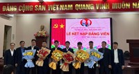 Lễ kết nạp Đảng viên chi bộ Cơ điện-Vận hành máy (14/01/2025)